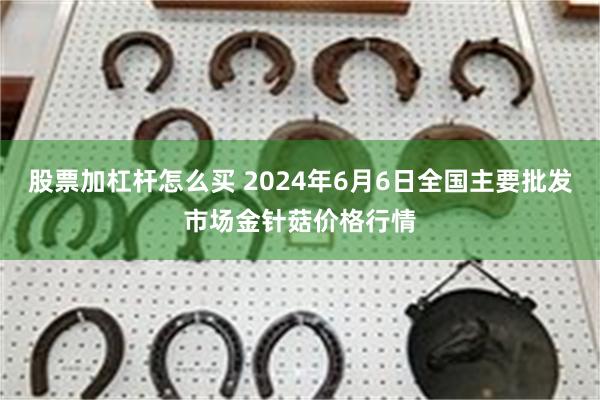 股票加杠杆怎么买 2024年6月6日全国主要批发市场金针菇价格行情