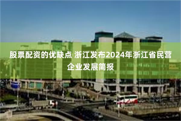 股票配资的优缺点 浙江发布2024年浙江省民营企业发展简报